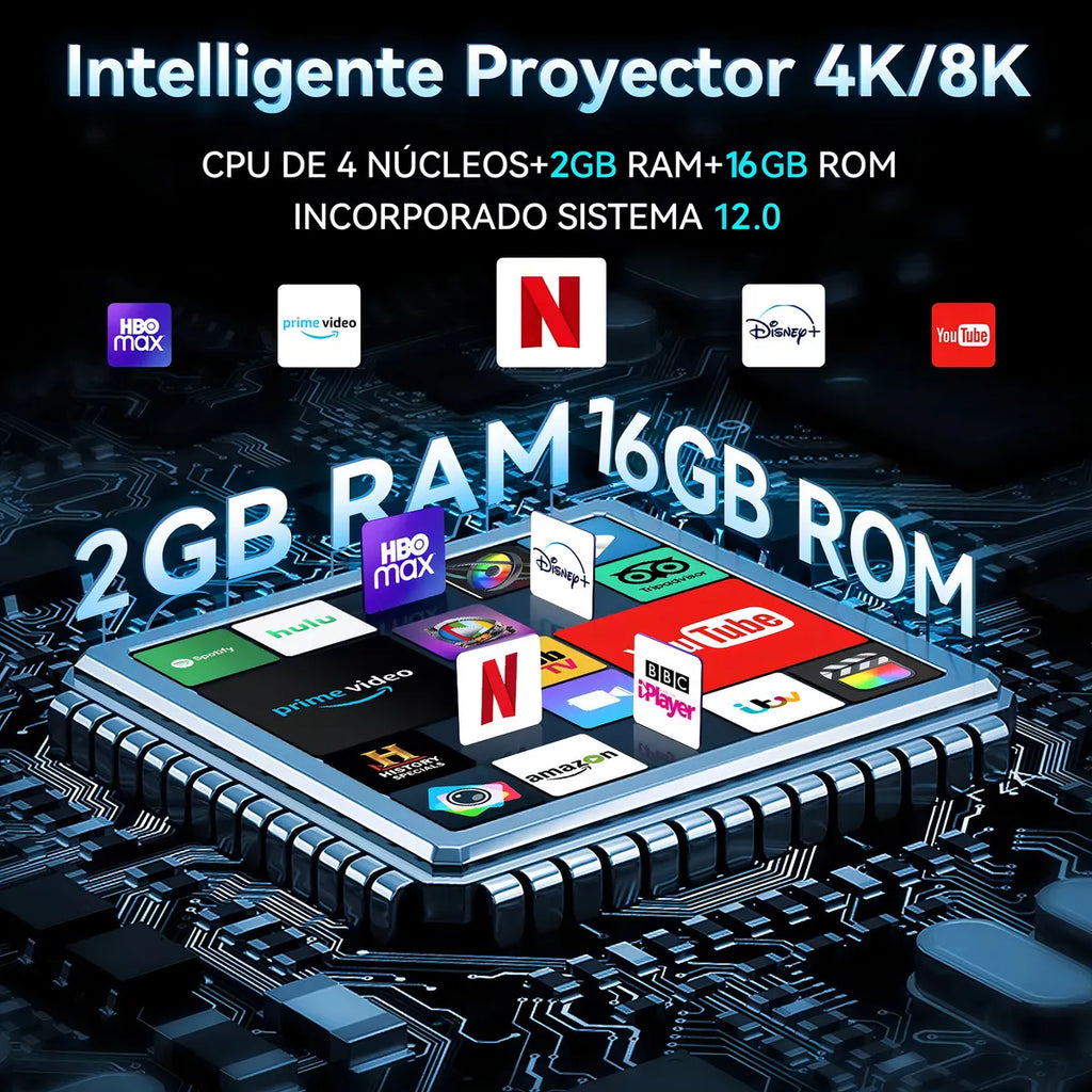 Proyector HY300 Full Hd Android +Control